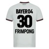 Maillot de Supporter Bayer 04 Leverkusen Jeremie Frimpong 30 Extérieur 2023-24 Pour Homme